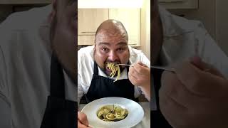 SPAGHETTI WITH CLAMS AND BOTTARGA shorts asmr [upl. by Nired]