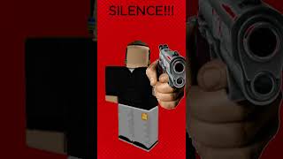 Shut the f up please just shut the f up animation stopmotion robloxedit roblox [upl. by Maro]