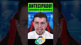 🤑INSS ANTECIPA CALENDÁRIO de NOVEMBRO HOJE  NOVAS DATAS [upl. by Wernda382]