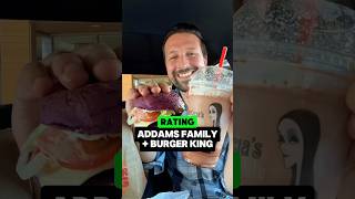 🕷️ NEW 🍔 Rating the NEW Addams Family meal at burgerking eldereats addamsfamily foodreview [upl. by Medarda13]