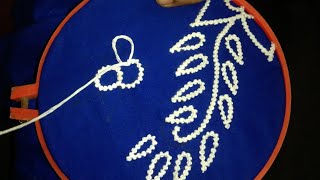 Indian Nakshi Kantha Design V Stitch Pattern Embroidery Part 3 [upl. by Leahsim]