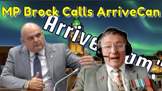 MP Brock Delves Into DND Employee At ArriveCAN Committee quotyou coulda heard a pin dropquot [upl. by Eicyaj]