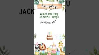 Wild One Birthday Invitation Safari Invite [upl. by Anasiul20]