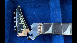 1983 USA Jackson Randy Rhoads RR1 RESTORATION [upl. by Grobe]