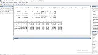 Multicolinéarité dans une régression linéaire multiple sous Stata Variance Inflation FactorVIF [upl. by Boak305]