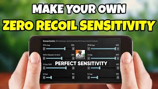 How to make your own Sensitivity  Best Zero Recoil Sensitivity for BGMI  Sensitivity Settings Code [upl. by Rosenbaum781]