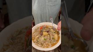 Crab stew  cooking cookingfood louisiana crab bluecrab stew [upl. by Nosnehpets]