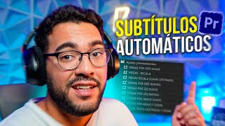 CREA SUBTÍTULOS Automáticos y ANIMADOS en Premiere Pro  PACK DE PRESETS DE ANIMACIÒN GRATIS ✅ ⚡ [upl. by Ydneh]