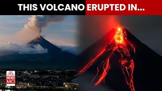 Philippines Most Active Volcano Is Now Spewing Lava [upl. by Rotsen]