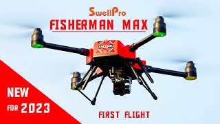 Swellpro Fisherman Max Drone  First Flight  Review [upl. by Peugia]