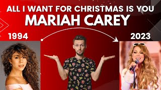 Analiza głosu MARIAH CAREY  All I Want For Christmas is You  Czy coś się zmieniło przez 30 lat [upl. by Kos]