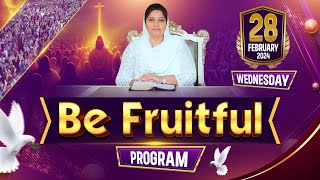 BE FRUITFUL 28022024 With Pastor Sonia Yoseph Narula  Ankur Narula Ministries [upl. by Nylarat]