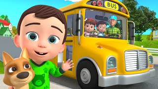 Wheels On The Bus  Hopscotch Song and MORE Educational Nursery Rhymes amp Kids Songs [upl. by Haerle]