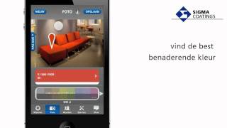 Sigma ColourMate app België [upl. by Naryt]