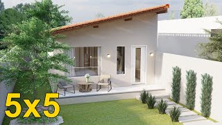 Casa pequena 5X5m [upl. by Hicks]