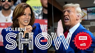 Donald vs Kamala 🇺🇸 8 expertů ŽIVĚ komentuje boj o Bílý dům [upl. by Niknar]