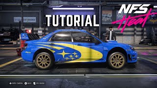 Need for Speed HEAT  2006 Subaru Impreza WRC Build Tutorial [upl. by Eciralc]