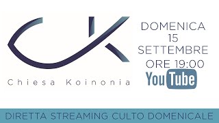 Diretta streaming  Culto domenicale del 15092024 [upl. by Perl]