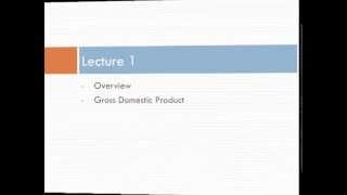 Intermediate Macroeconomics Chapter 3 Lecture 1 [upl. by Llenreb]