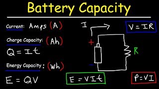 Battery Capacity  AmpHours mAh and WattHours [upl. by Samaria262]