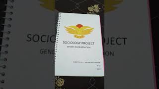 HOW TO MAKE SOCIOLOGY PROJECT FOR CLASS 11 AND 12 [upl. by Hserus]