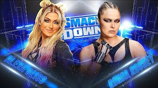 WWE 2K23  Ronda Rousey VS Alexa Bliss  WWE SmackDown [upl. by Alyakem]