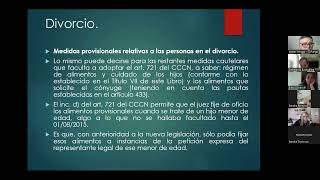 Proceso de Divorcio y uniones convivenciales Dr Claudio Belluscio Primer parte [upl. by Ahsiema]