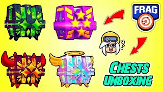 UNBOXING RICH CHESTS in FRAG Pro Shooter [upl. by Bonney]