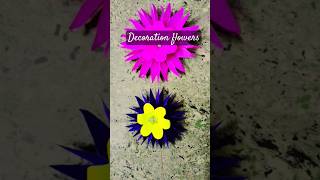 Christmas Decoration ideascraftpapercraftingflowermakingviralvideosshortstrendingdance [upl. by Haiel911]