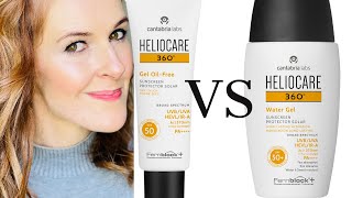 Best Sunscreens for Face  Heliocare 360 Gel OilFree SPF50 vs Heliocare 360 Water Gel SPF50 [upl. by Idelle107]