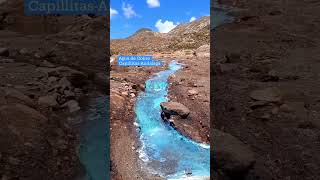 😮 Rio Turquesa por la acción del cobre en Andalgala  Catamarca 📸 Turismo Andalgalá [upl. by Audres27]