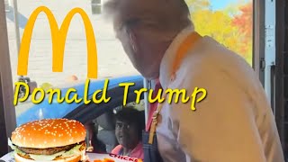 Donald Trump Serves Ordinary People McDonalds [upl. by Gaal]