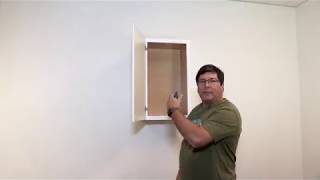 StudMark Magnetic Stud Finder How to Install a Cabinet [upl. by Elleval]