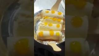 Mango Roll Icecream Roll Icecream shorts icecream rollicecream mango icecreamrolls recipe [upl. by Aiceila824]