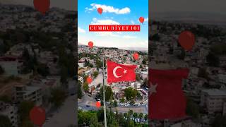 🇹🇷Cumhuriyetimizin 101Yılı kutlu olsun🇹🇷cumhuriyetbayramıturkey [upl. by Boote]