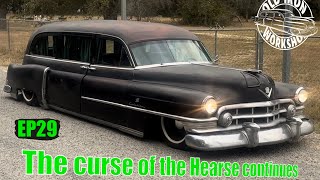 The Curse of the Hearse continues 1950 Cadillac resurrection part 29 [upl. by Akahc]