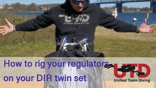 How to configure your first and second stage on your DIR regulator system for a twinset [upl. by Olivero]