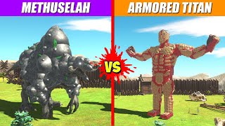 Titanus Methuselah vs Armored Titan  Animal Revolt Battle Simulator [upl. by Toback712]