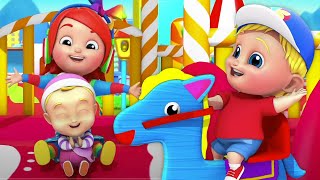 The Playground Song Cartoon Video and Fun Preschool Rhyme for Kids [upl. by Shipman347]