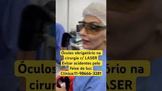 Óculos P cirurgia fissurafístulahemorroidaspelinhas anais com laser gás carbônico [upl. by Eidderf]