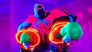 Vulture Attacks Chopper Scene  SPIDERMAN ACROSS THE SPIDERVERSE 2023 Movie CLIP HD [upl. by Metah]