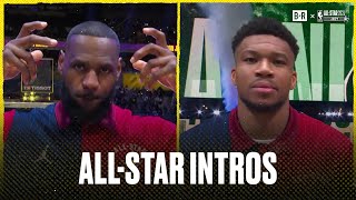 East amp West Introductions  2024 NBA AllStar Game [upl. by Naloj]