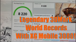 Setting More 3DMark World Records with XG Mobile 3080 and X13 Flow [upl. by Auohc841]