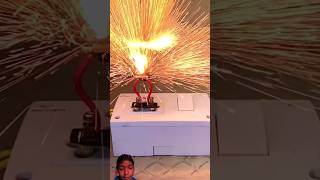 Dc Moter vs 220v electricity electrical​ experiment​ science​ ideas​ [upl. by Rabka150]