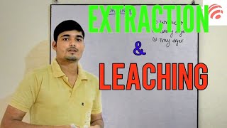 Hindi Extraction  Leaching  Solid liquid extraction  Chemical Pedia [upl. by Barlow608]