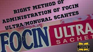 How to administer focinultramonuralmyfosin sachets urinaryinfection focinultra monurol myfosin [upl. by Yrreb]