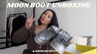 Moon Boot Unboxing And Size Review [upl. by Nuriel998]