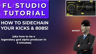 HOW TO SIDECHAIN YOUR KICK TO YOUR 808s IN FL STUDIO Tutorial [upl. by Dleifxam]