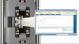 Testing Steel Bar with an AutoX750 Extensometer [upl. by Ahrat]