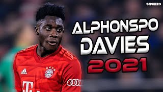 Alphonso Davies ☉ Defensive Assist amp Skill ☉ 2021 [upl. by Nosreh]